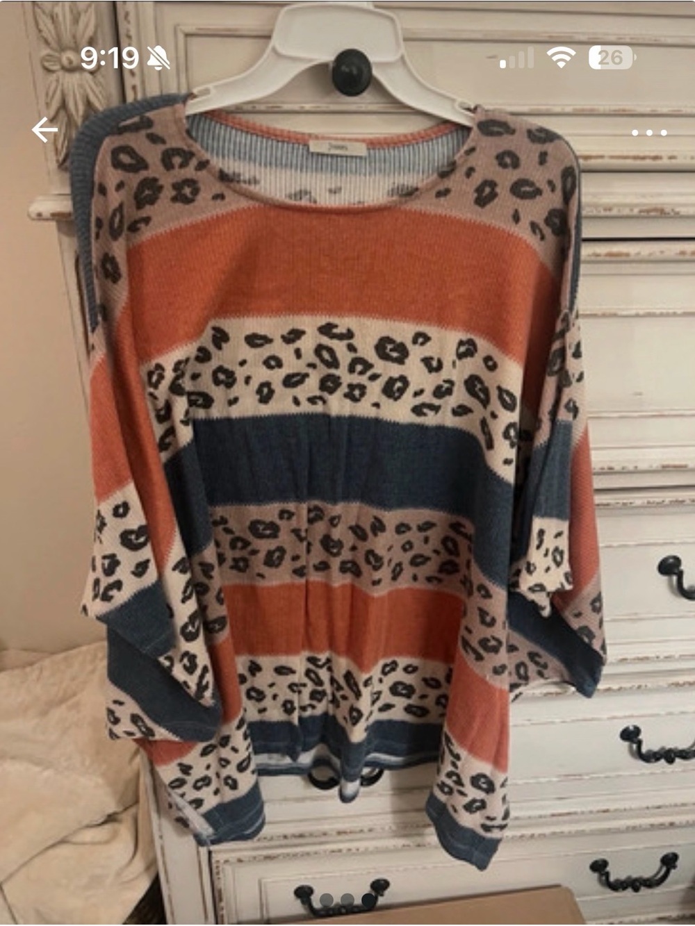 Jodifl leopard print medium oversized shirt